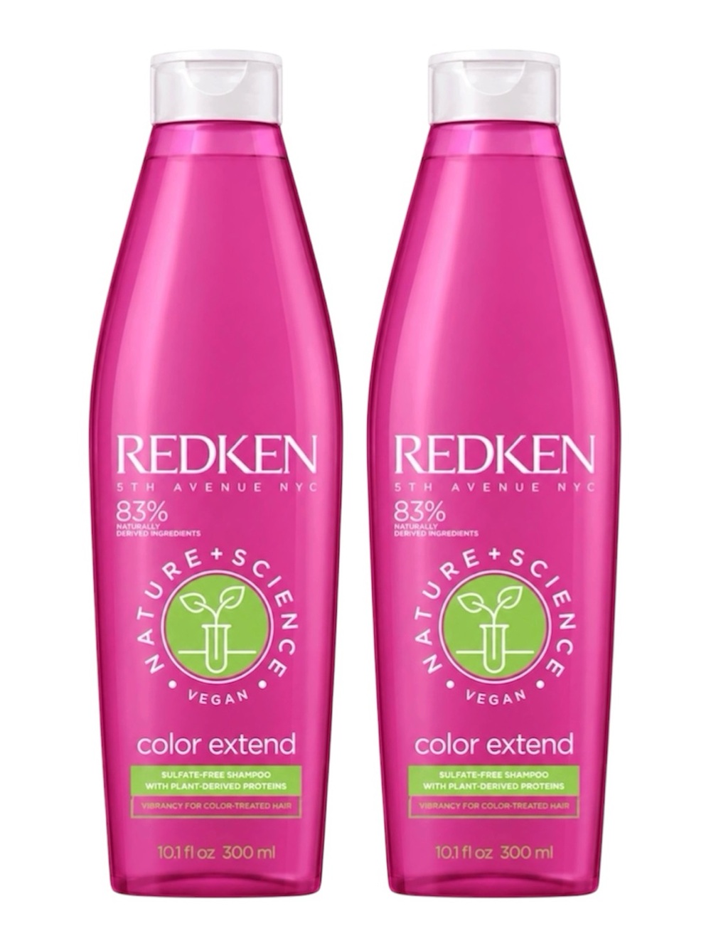 X2 REDKEN NATURE + SCIENCE VEGAN COLOR EXTENDED SULFATE-FREE SHAMPOO 300ML